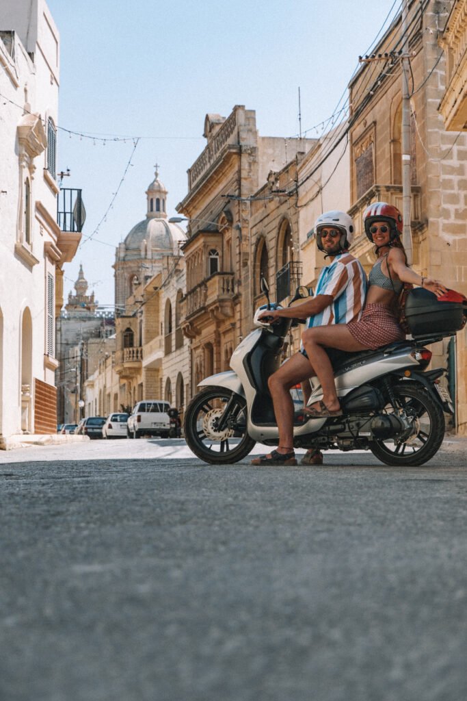 Scooter riding in Malta