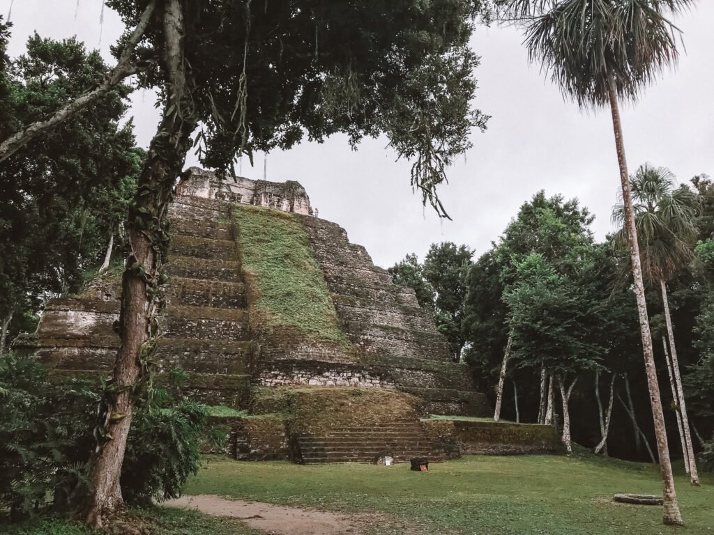 Amazing structure within the archeological site of Yaxha Guatemala