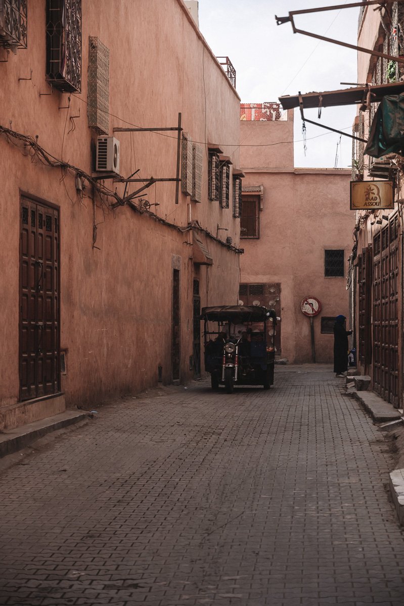 Exploring the medina which is one of the fun things to do in Marrakech Morocco