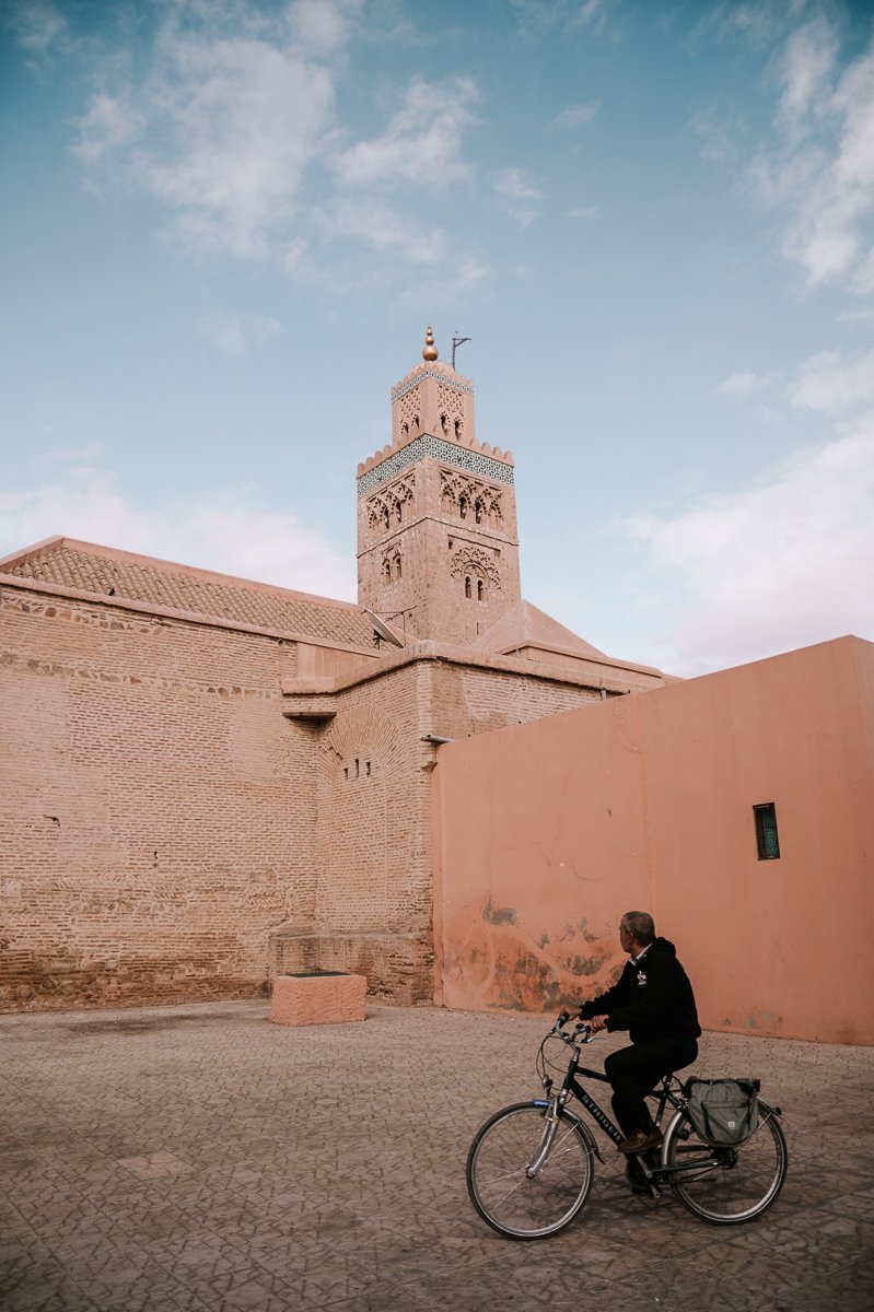A view of the koutoubia mosque which is one of the must visit places in Marrakech