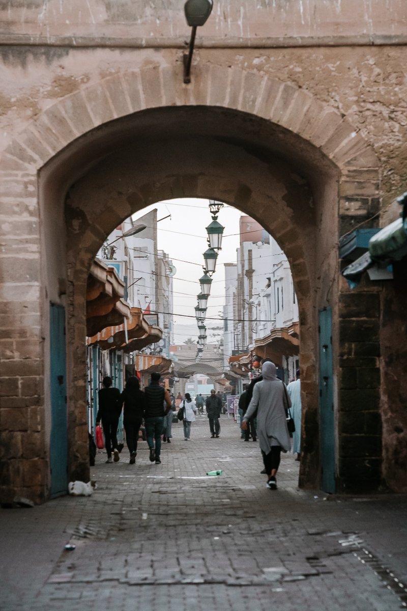 The streets of Essaouira medina
