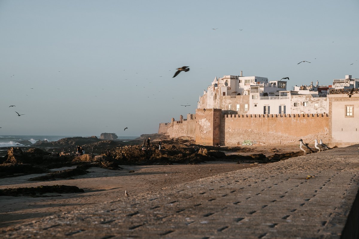 A view of essaouira which is a spot from game of thrones